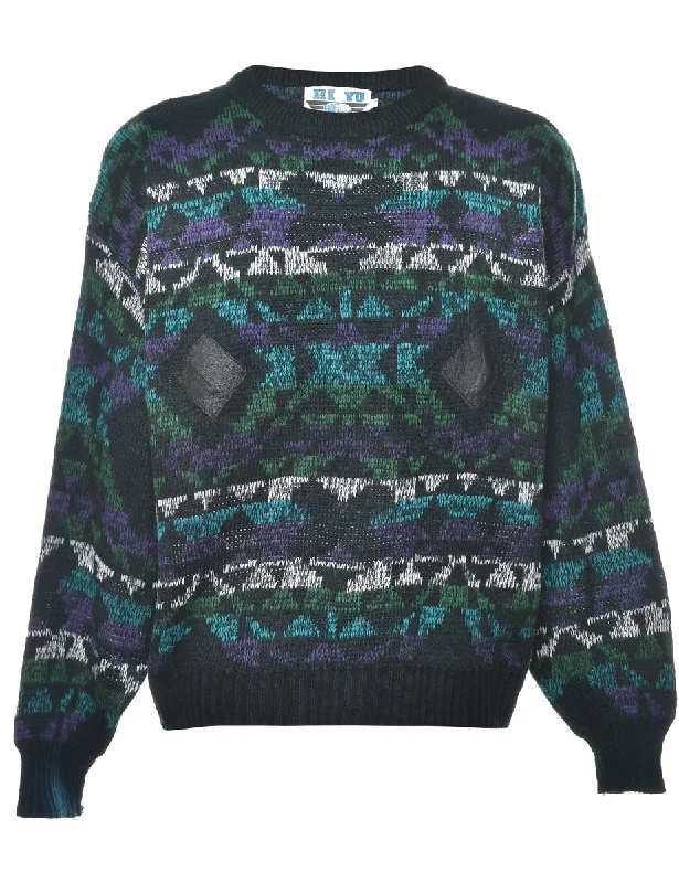 Abstract Pattern Jumper - L