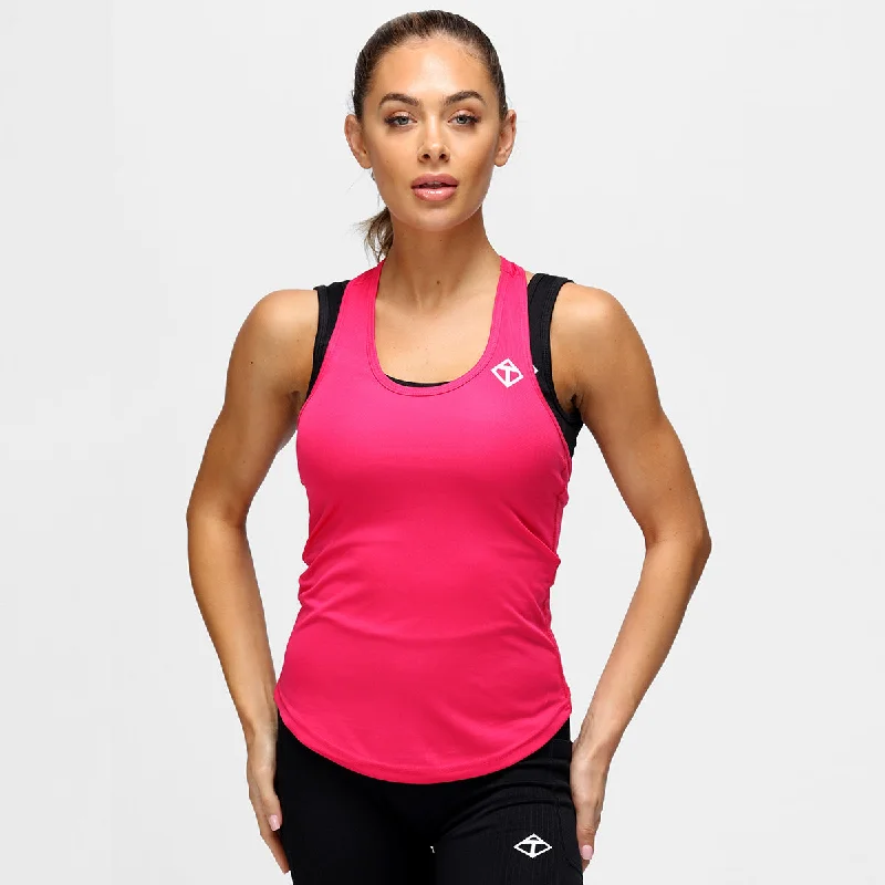 Pink Performance Strap Back Vest