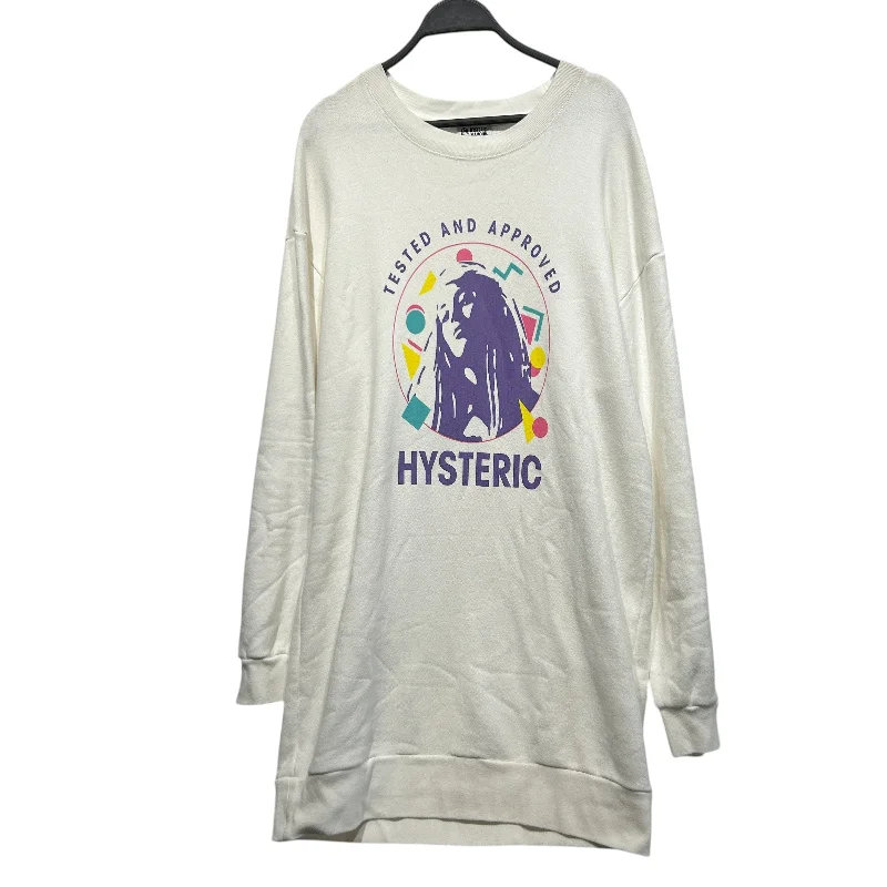 HYSTERIC GLAMOUR/LS Dress/FREE/White/Cotton/01193C006/01193C006