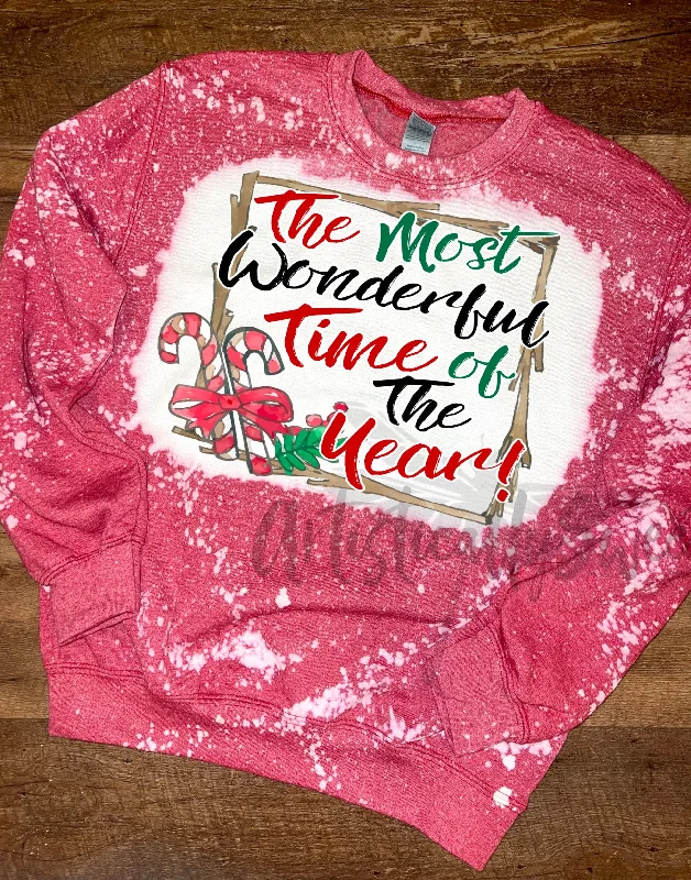 The Most Wonder Time of Year Bleached Sweatshirt