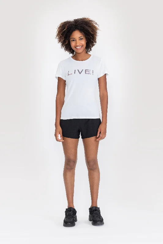 LIVE! Holographic Basic T-Shirt