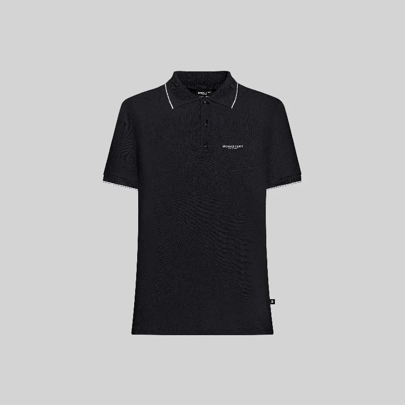 MATRA T-SHIRT  WOMEN POLO BLACK