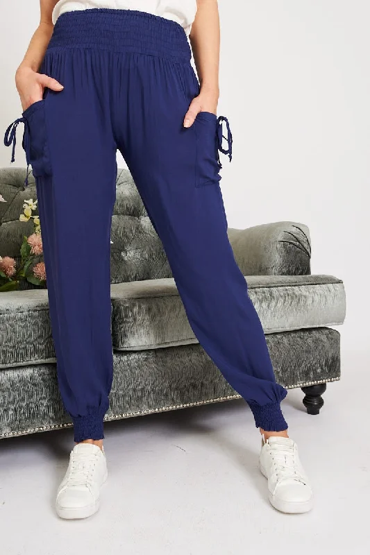 Gabby Lounge Pants in Navy