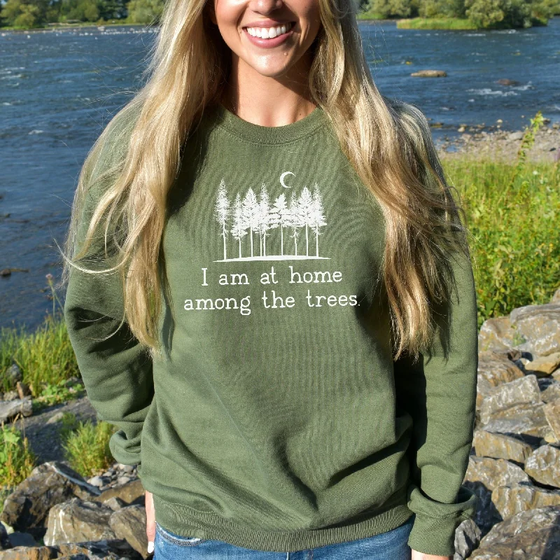 Home Among Trees Sweatshirt - Tall Pine Tree Hoodie or Crewneck *UNISEX FIT*