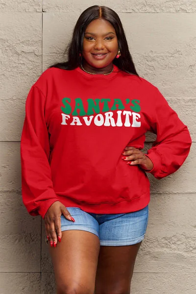 Christmas SANTA'S FAVORITE Women Sweatshirt