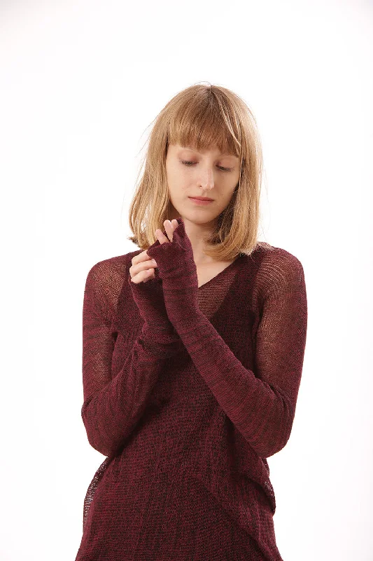 Bordeaux The vegan cashmere - Soy Cross shirt