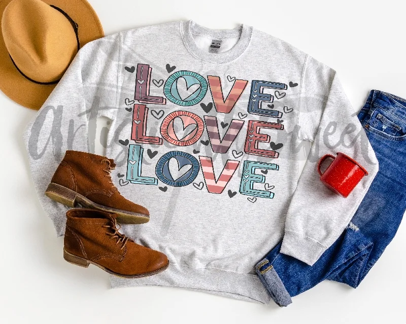 LOVE LOVE LOVE Sweatshirt