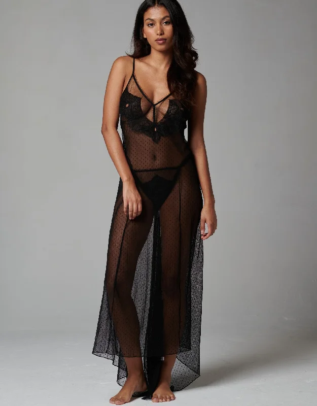 Iconic Gown & Thong in Black