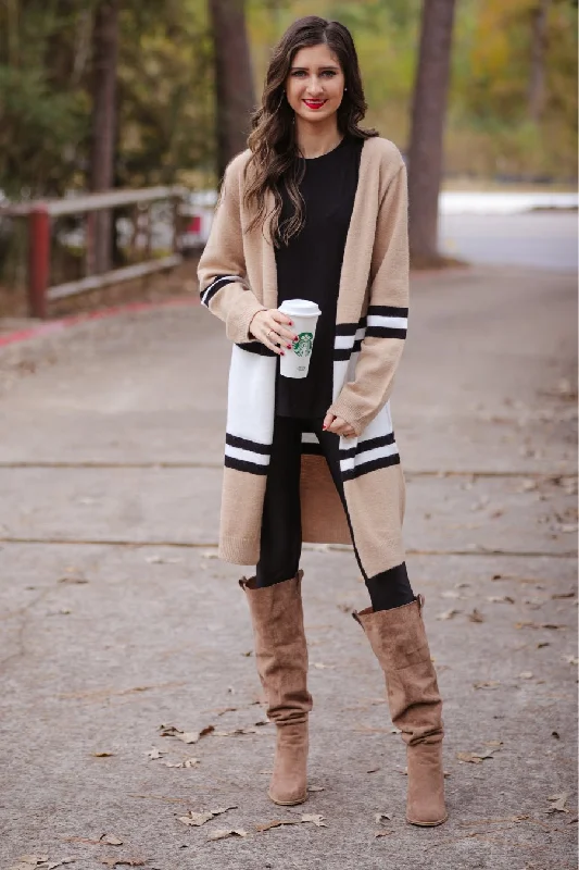 Take Flight Color Block Cardigan