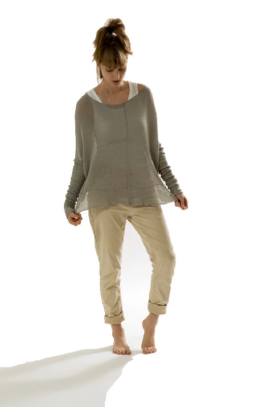 Oversized  Bamboo Shirt - Gray