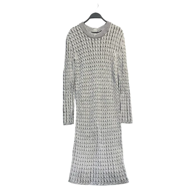 PROENZA SCHOULER/LS Dress/M/Wool/GRY/